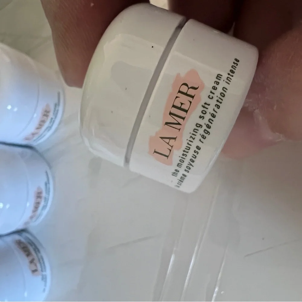 New！3Pc La Mer Moisturizing Soft Cream( 3.5ml*3=10.5mL )